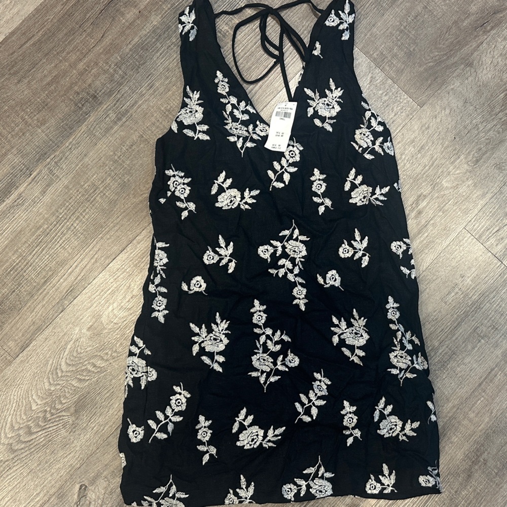 Abercrombie & Fitch Black Floral Dress